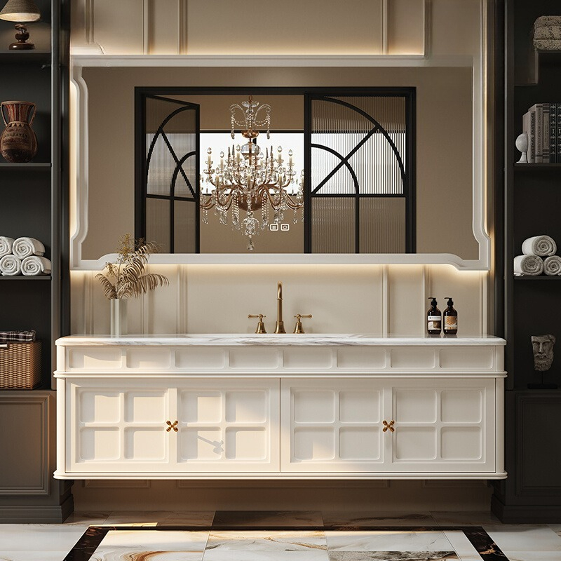 French Retro Bathroom Cabinet  - مراجعة Luxury Skincare Display وسعره