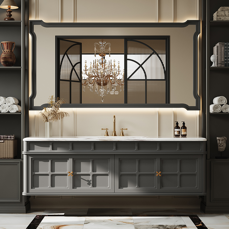 French Retro Bathroom Cabinet  - مراجعة Luxury Skincare Display وسعره