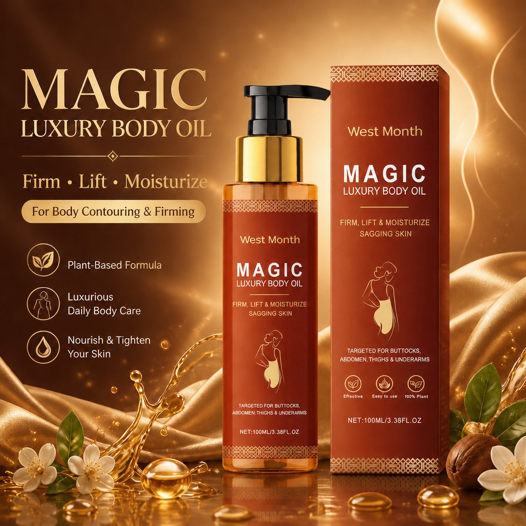Magic Luxury Body Firming Oil  - مراجعة Luxury Skincare Aesthetic وسعره