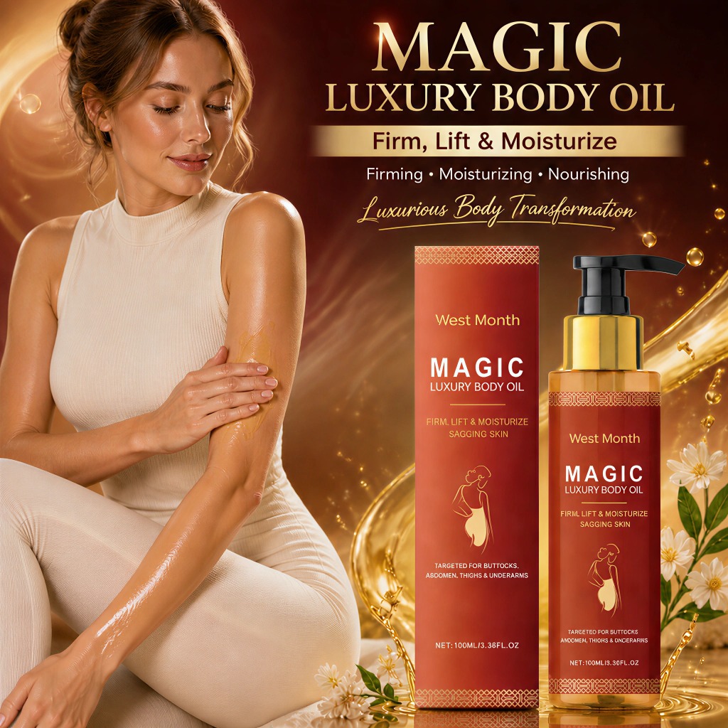 Magic Luxury Body Firming Oil  - مراجعة Luxury Skincare Aesthetic وسعره