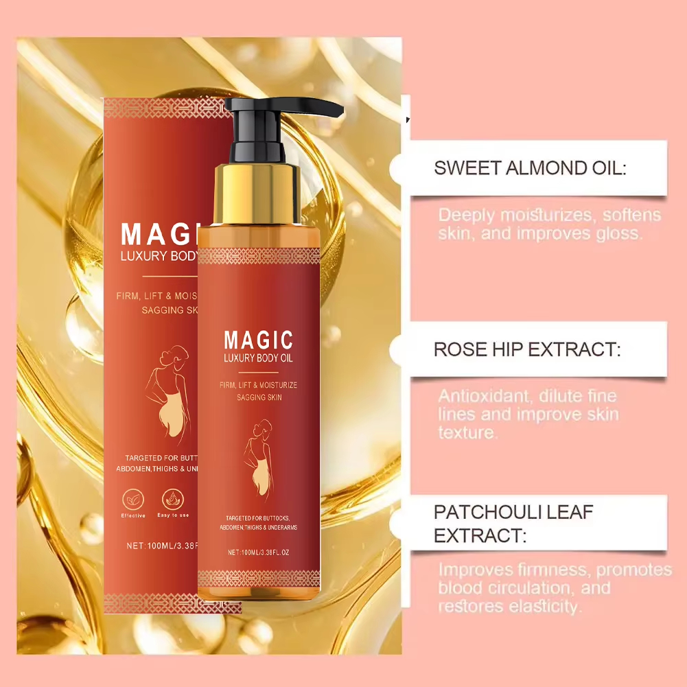 Magic Luxury Body Firming Oil  - مراجعة Luxury Skincare Aesthetic وسعره
