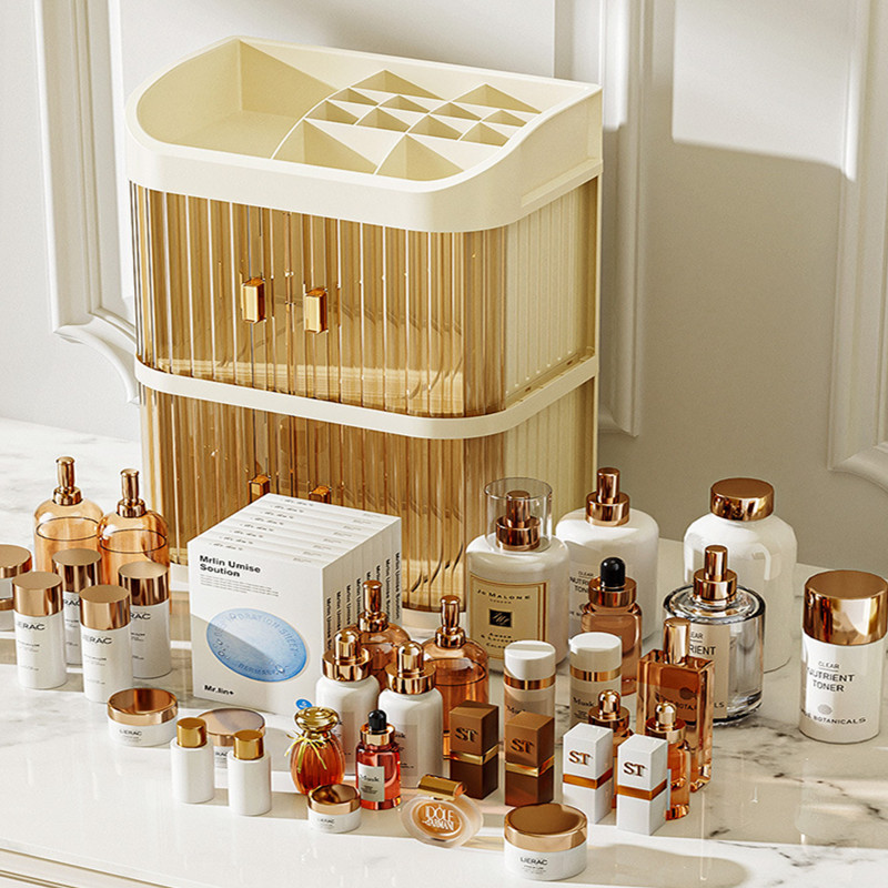 Cosmetics Storage Box Desktop  - مراجعة Luxury Skincare Aesthetic وسعره