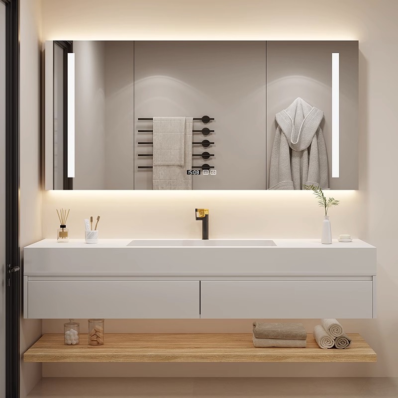 Light Luxury Bathroom Cabinet  - مراجعة Luxury Skincare Display وسعره