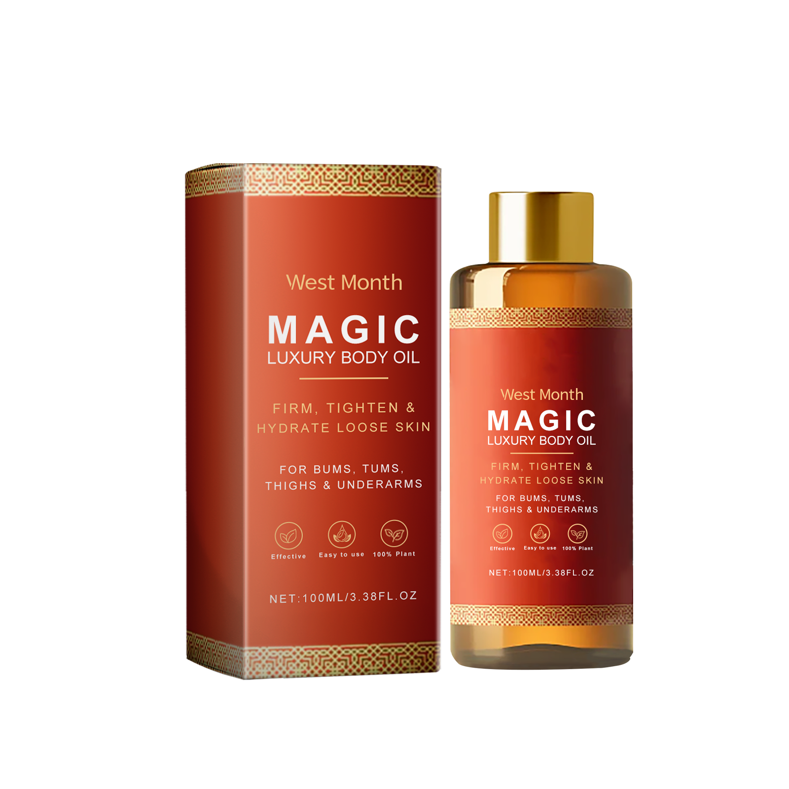 West Month Magic Luxury Body O - مراجعة Luxury Skincare Aesthetic وسعره