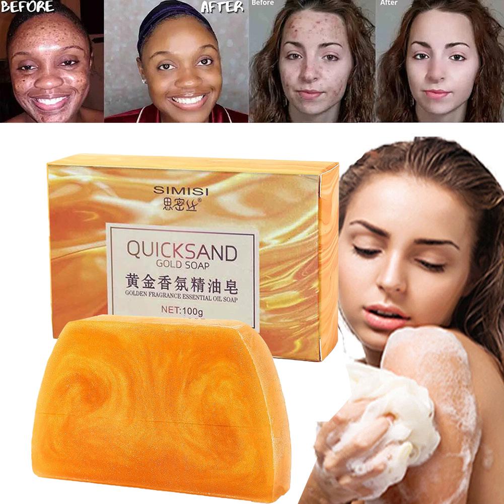 Handmade Gold Soap Trapezoidal - مراجعة Luxury Skincare Oil وسعره