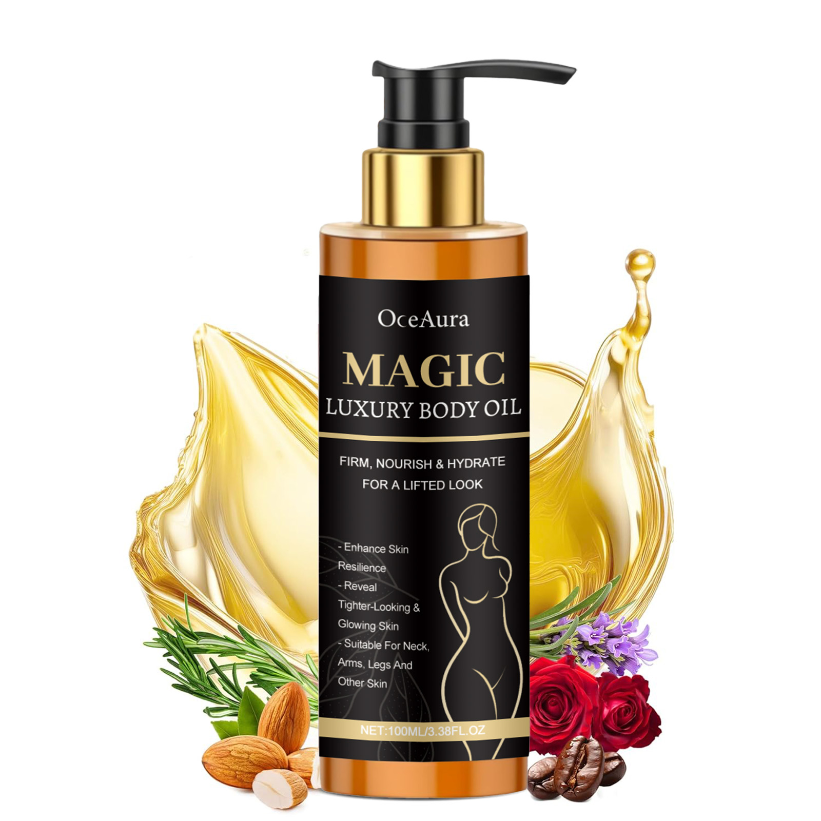 Luxury  Firming Body Oil Lifti - مراجعة Luxury Glow Skincare وسعره
