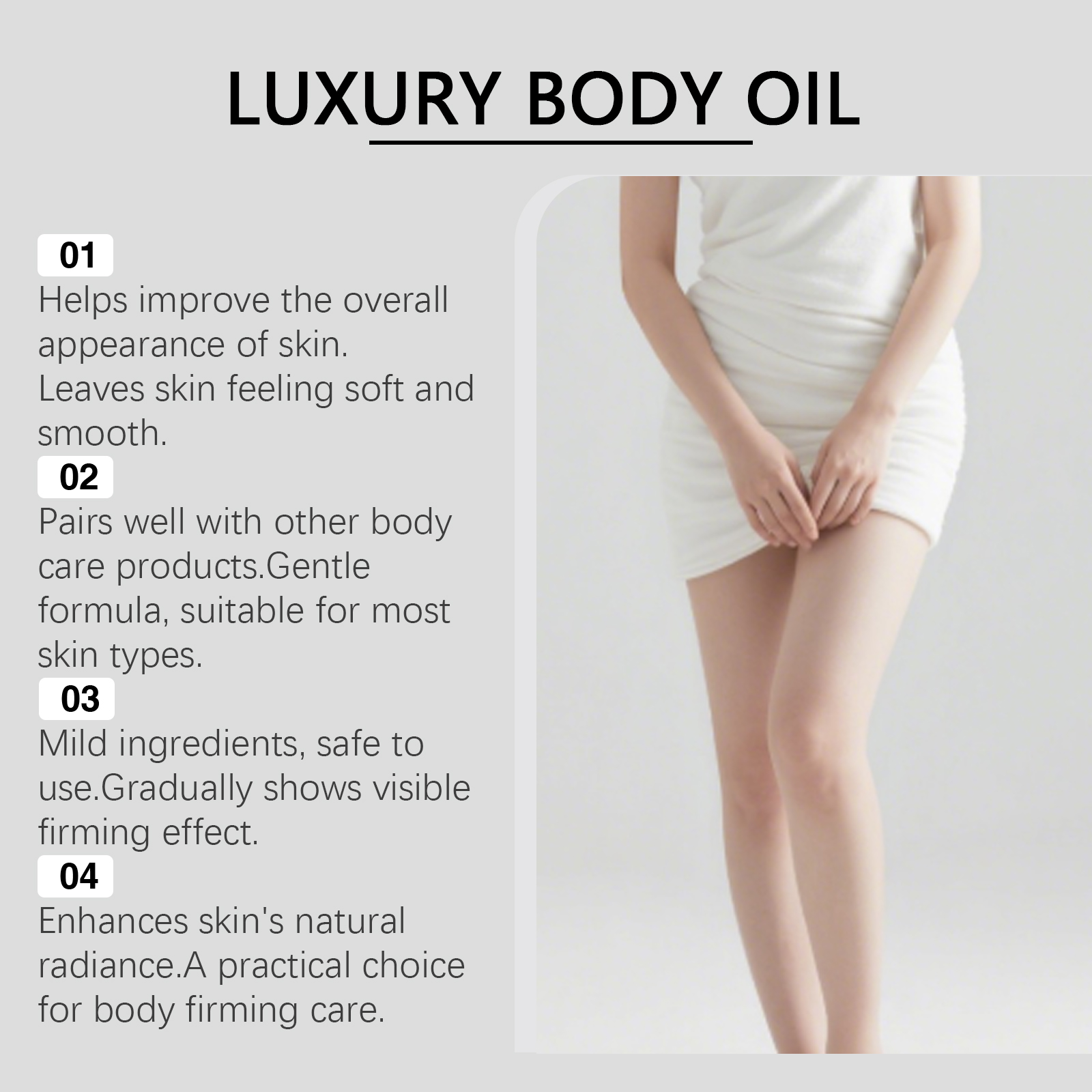 Luxury  Firming Body Oil Lifti - مراجعة Luxury Glow Skincare وسعره