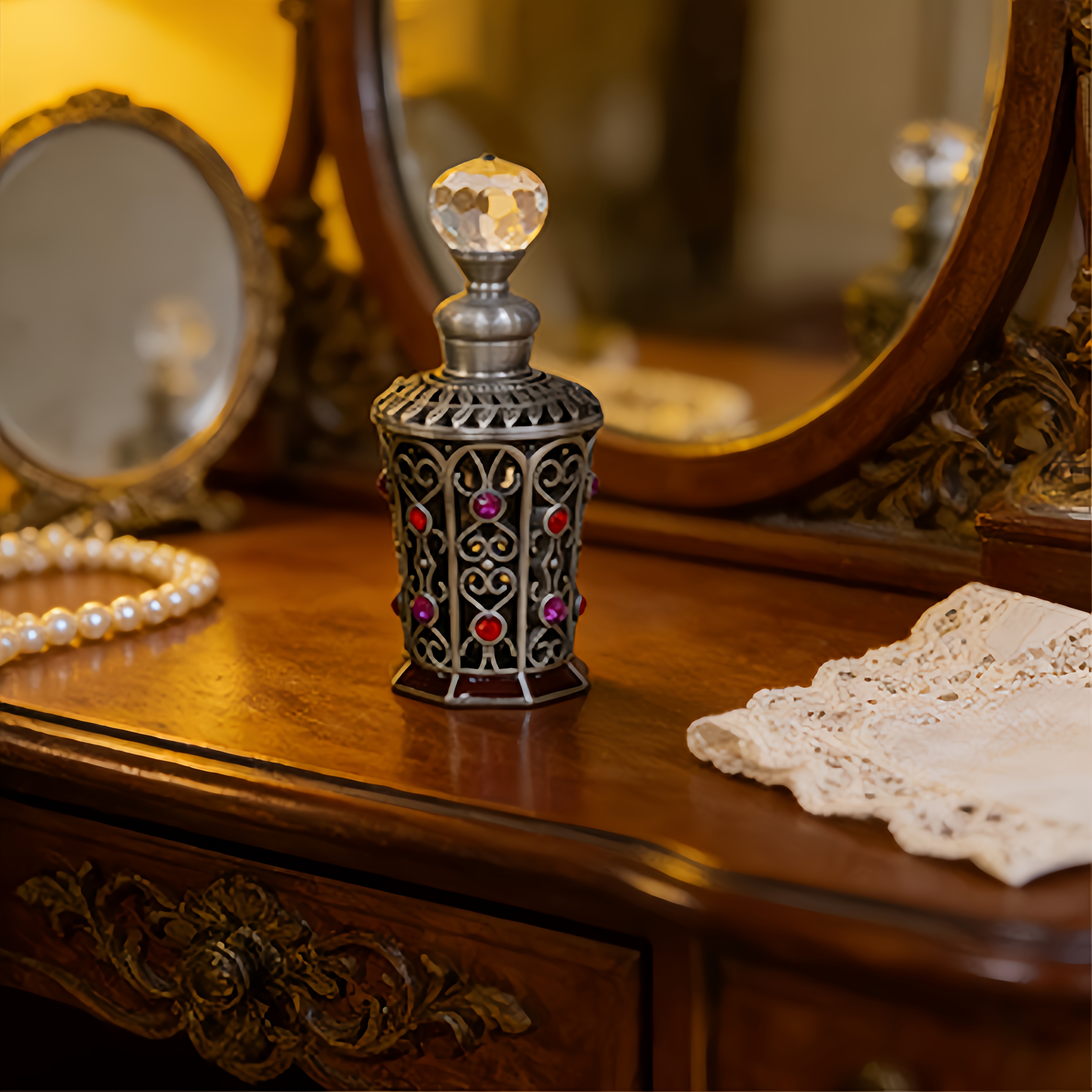 A Set of Vintage-Style Dispens - مراجعة Luxury Skincare Oil وسعره