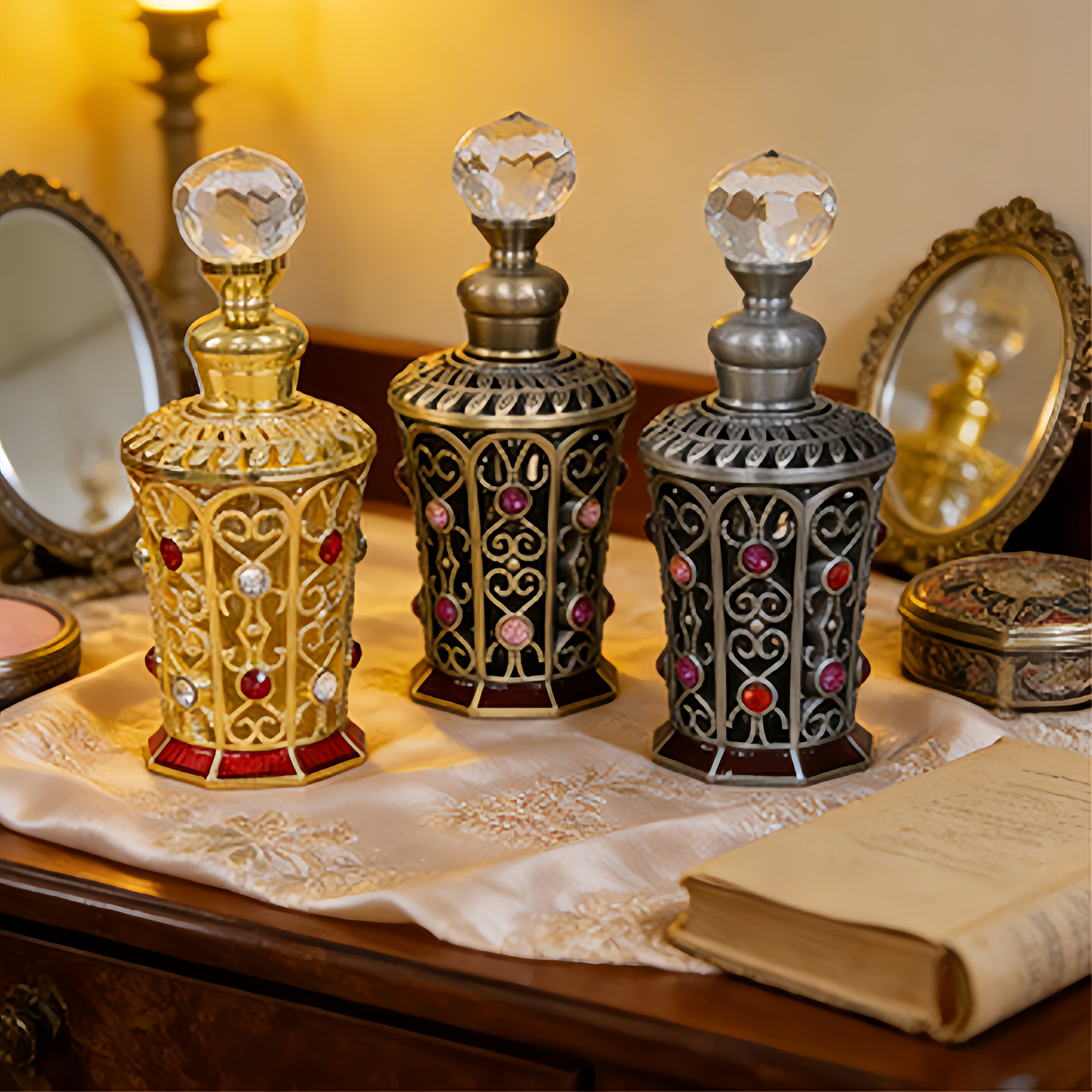 A Set of Vintage-Style Dispens - مراجعة Luxury Skincare Oil وسعره