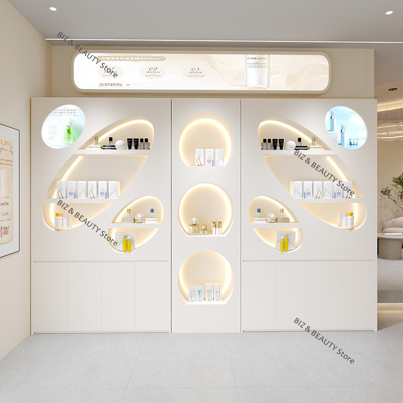 High Gloss Paint Beauty Salon  - مراجعة Luxury Skincare Display وسعره