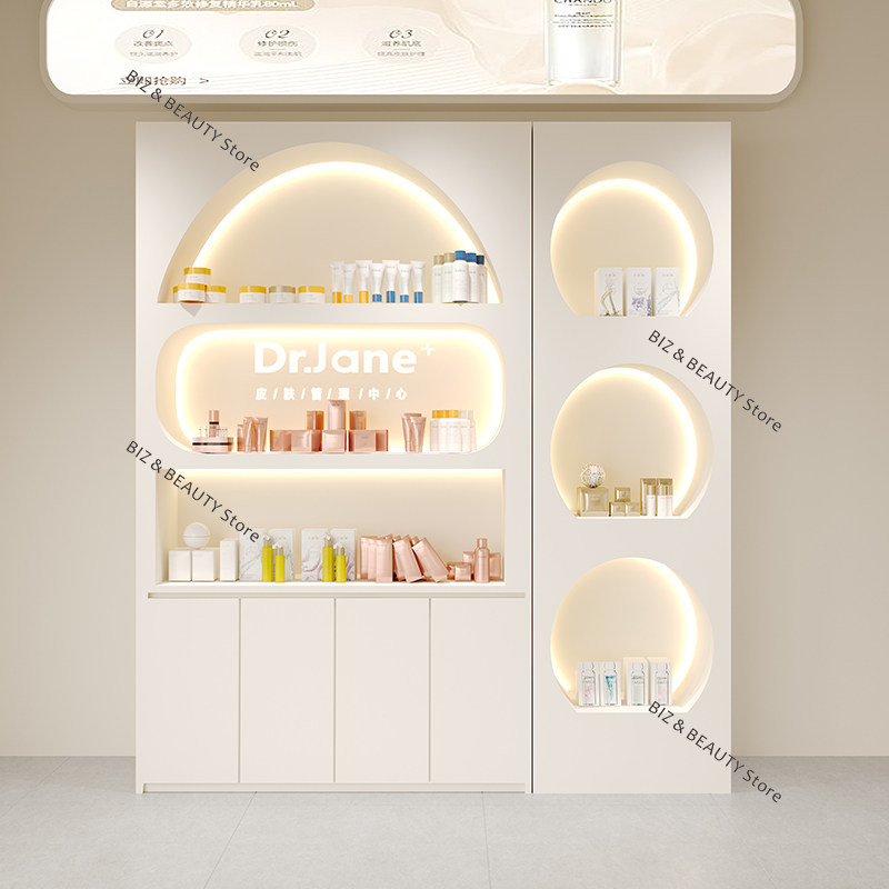 High Gloss Paint Beauty Salon  - مراجعة Luxury Skincare Display وسعره