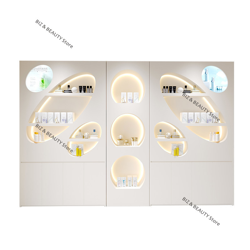 High Gloss Paint Beauty Salon  - مراجعة Luxury Skincare Display وسعره